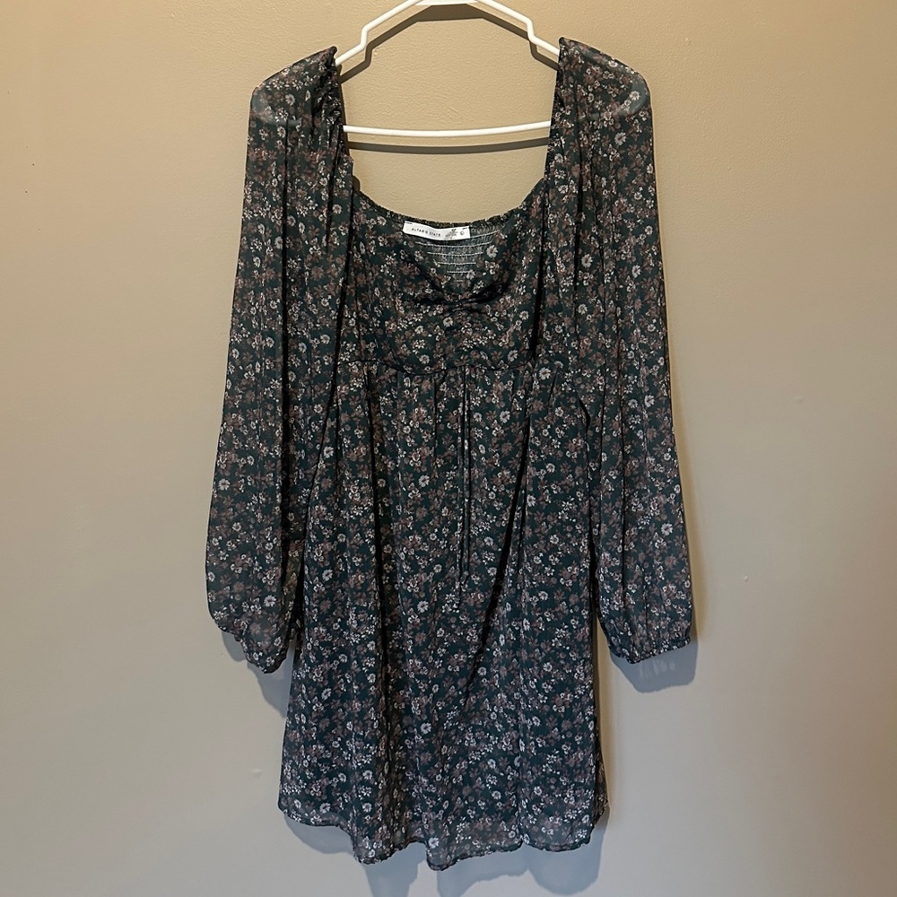 Altar’d Stare floral mini dress